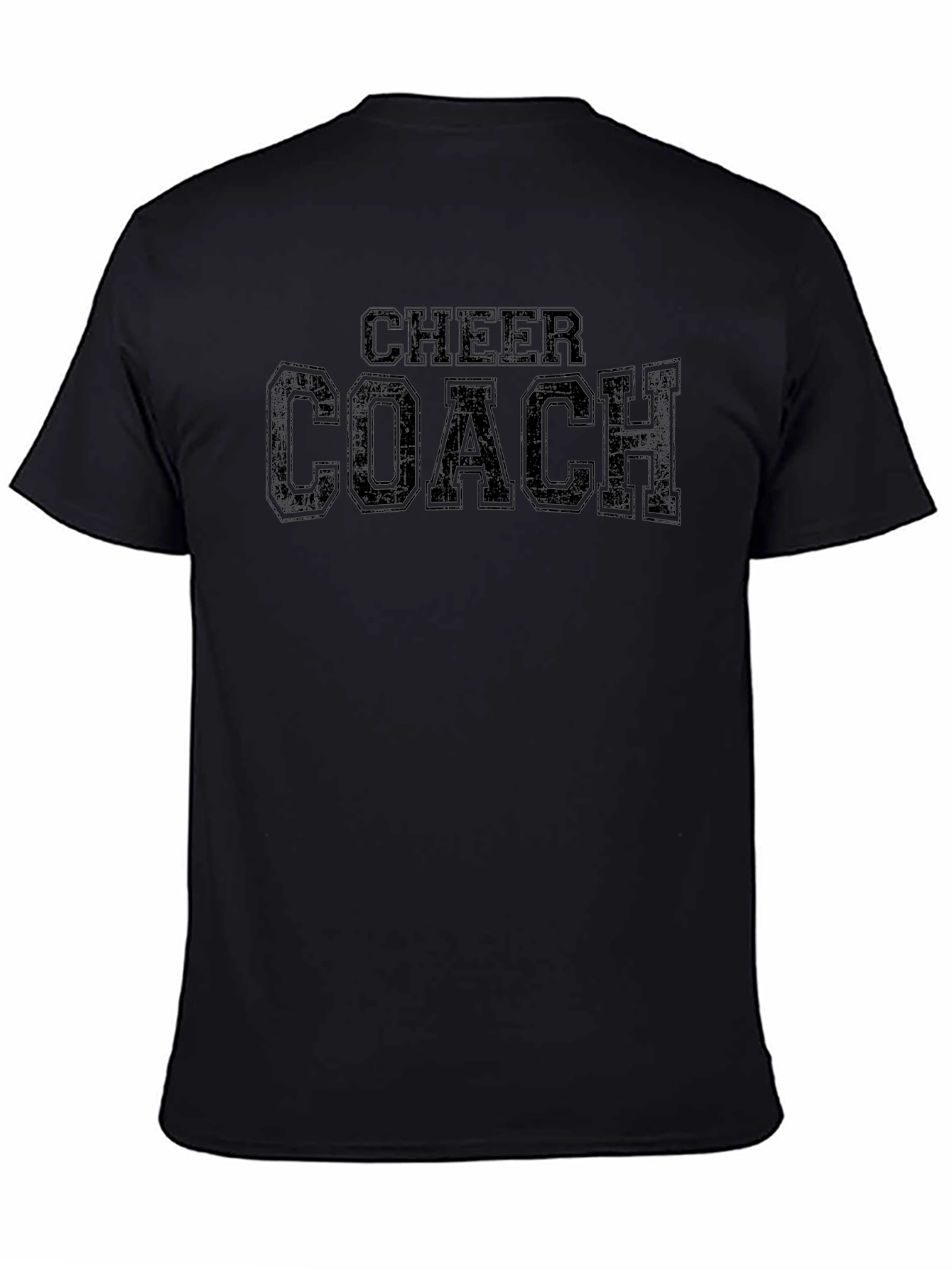 Cheer Coach Black T-Shirt