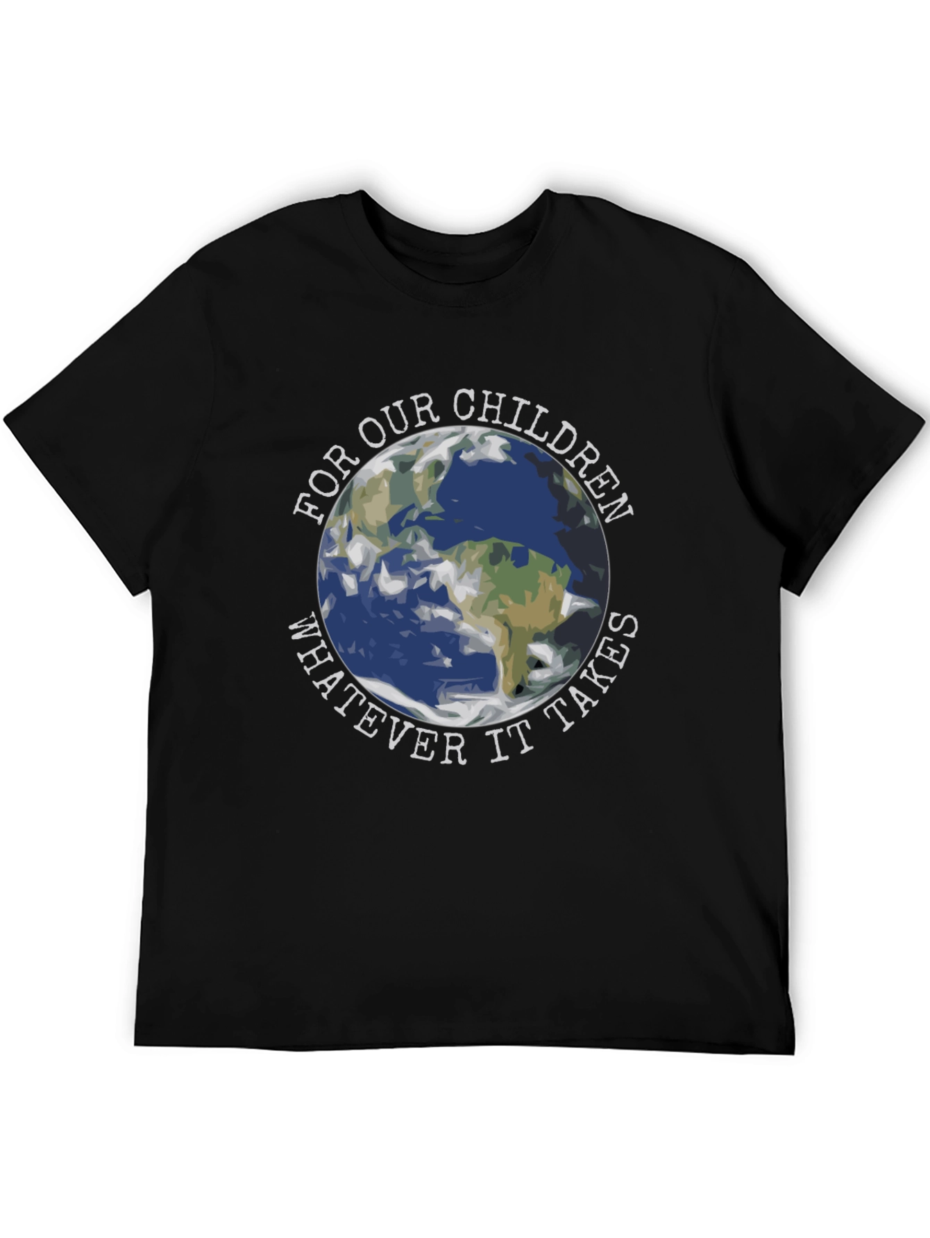 Eco-Friendly For Our Children Earth Graphic T-Shirt