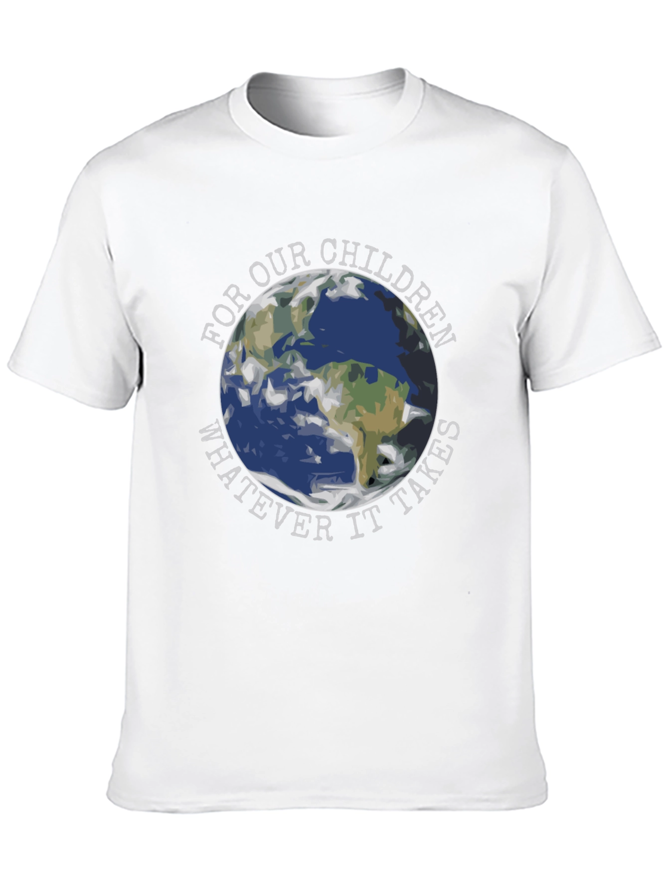 Eco-Friendly For Our Children Earth Graphic T-Shirt