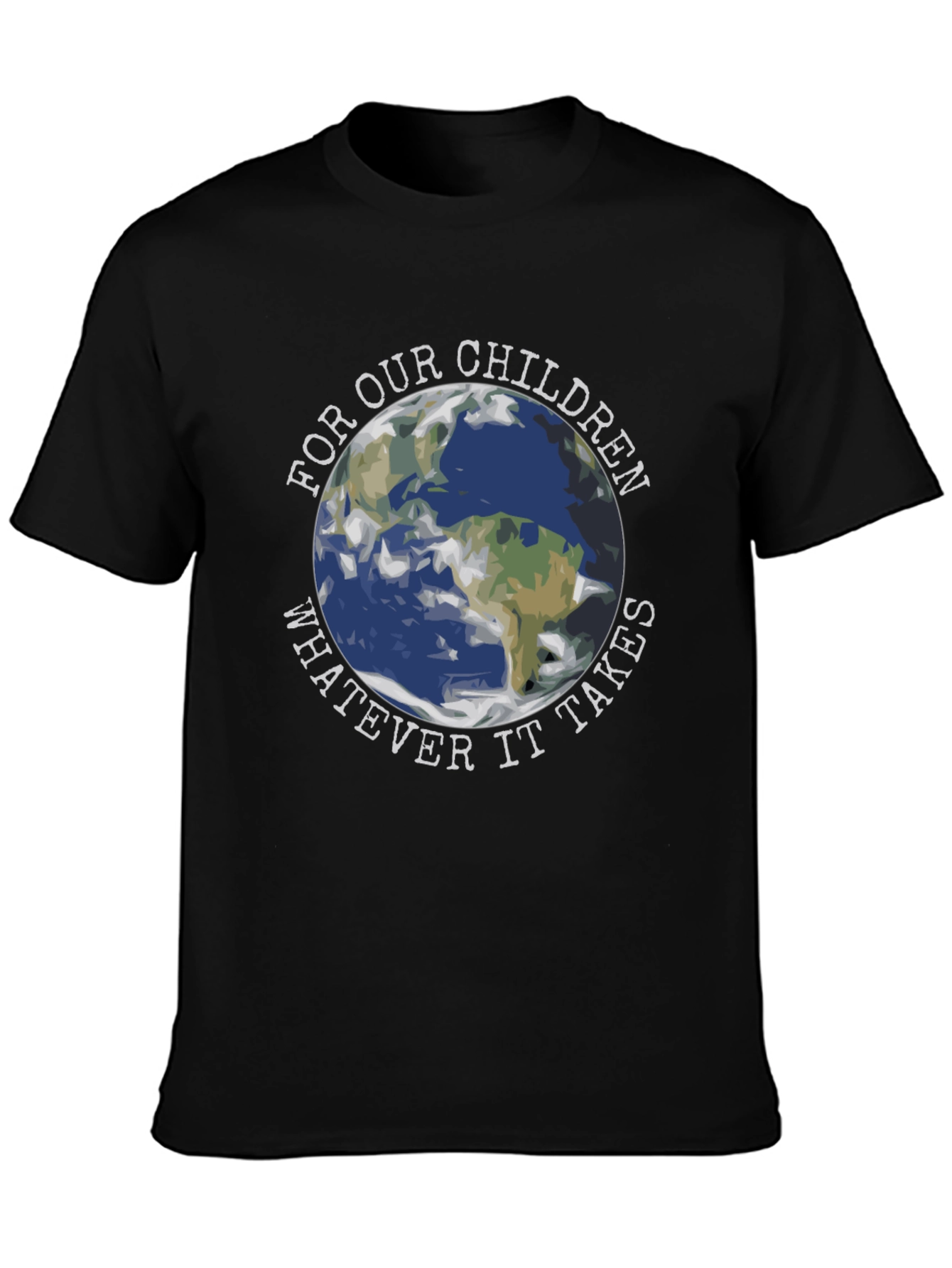 Eco-Friendly For Our Children Earth Graphic T-Shirt