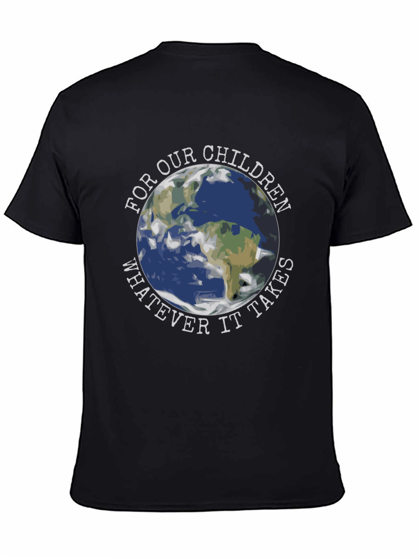 Eco-Friendly For Our Children Earth Graphic T-Shirt