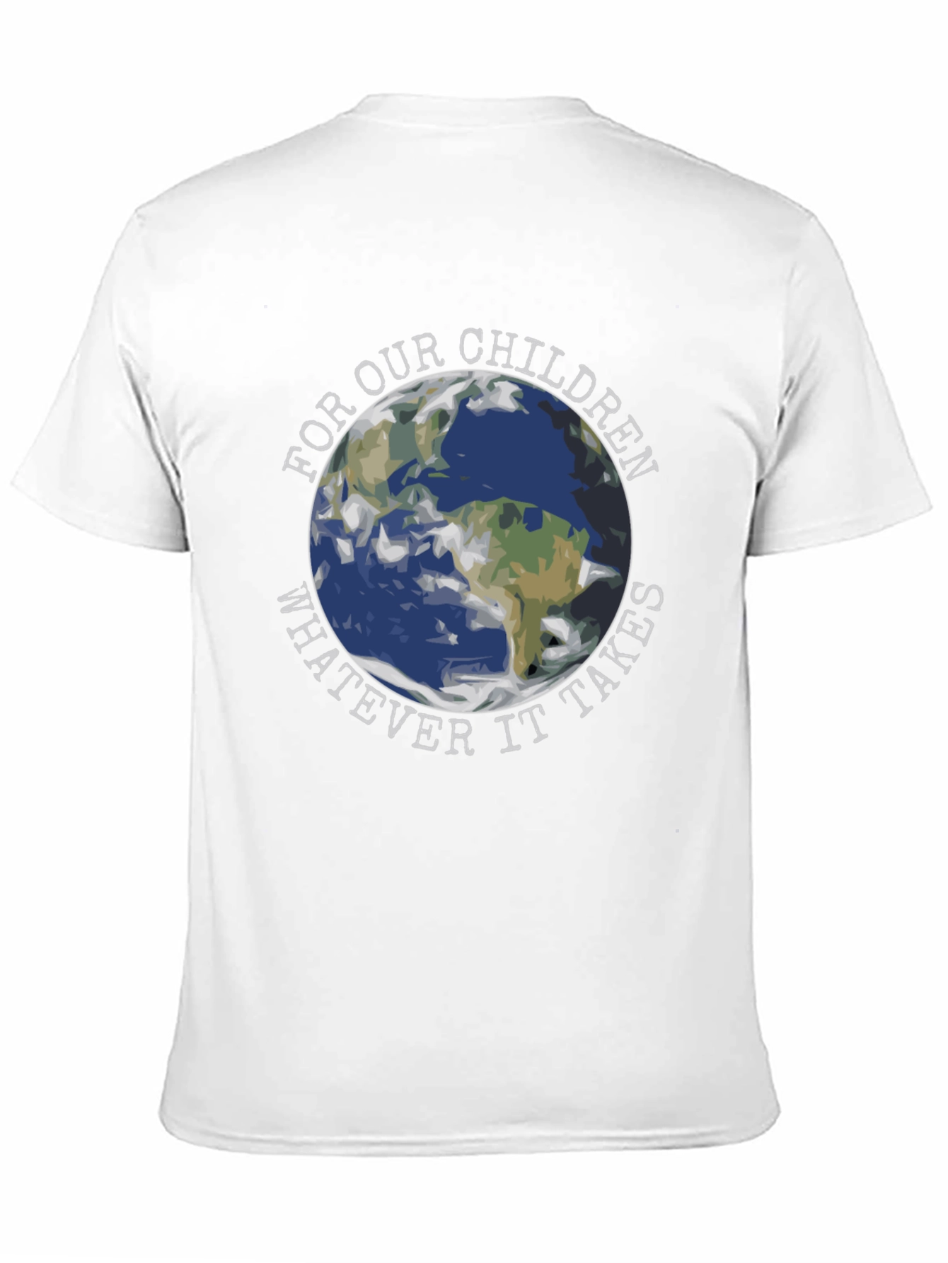 Eco-Friendly For Our Children Earth Graphic T-Shirt