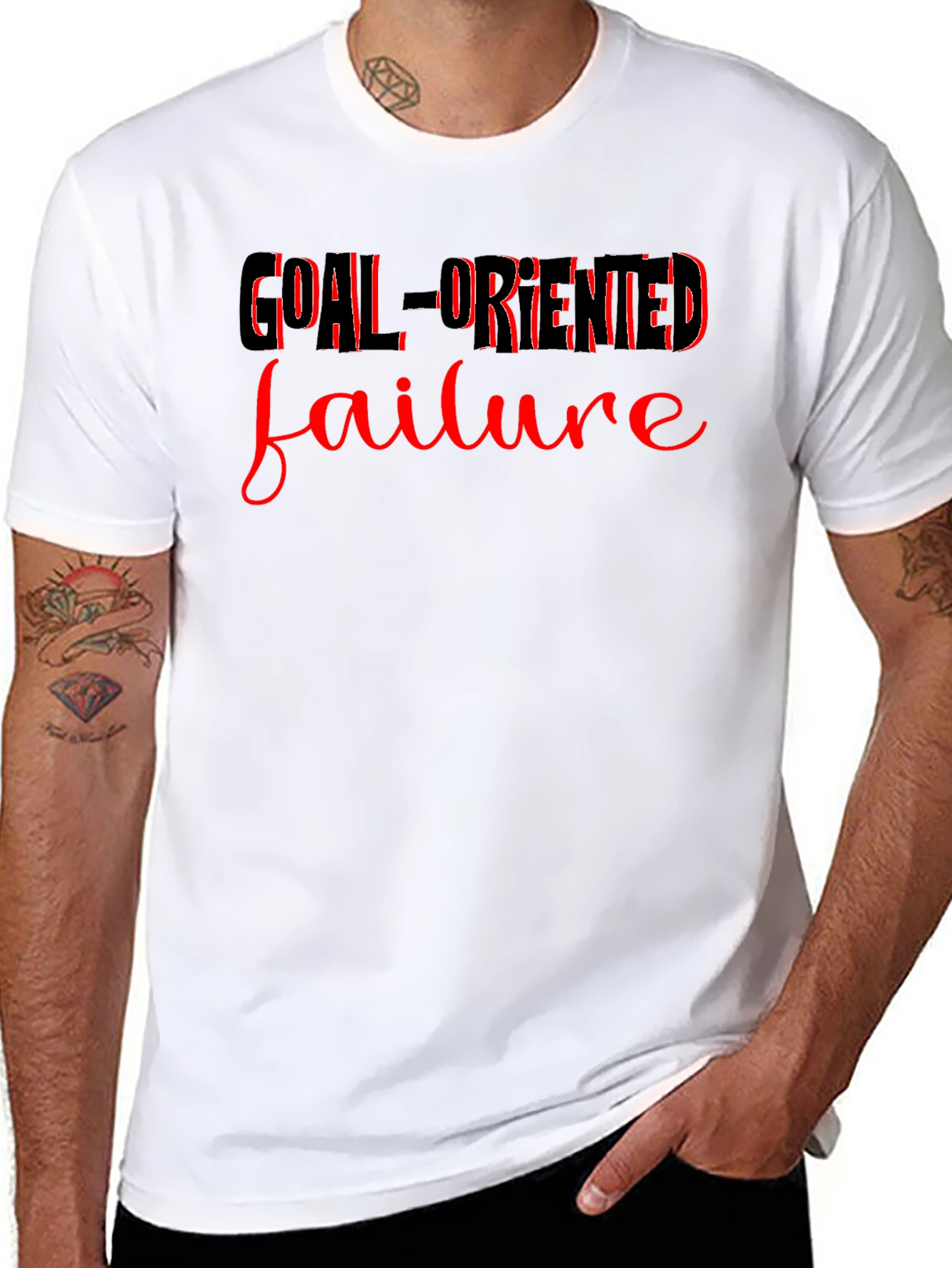 Goal-Oriented Failure Graphic T-Shirt