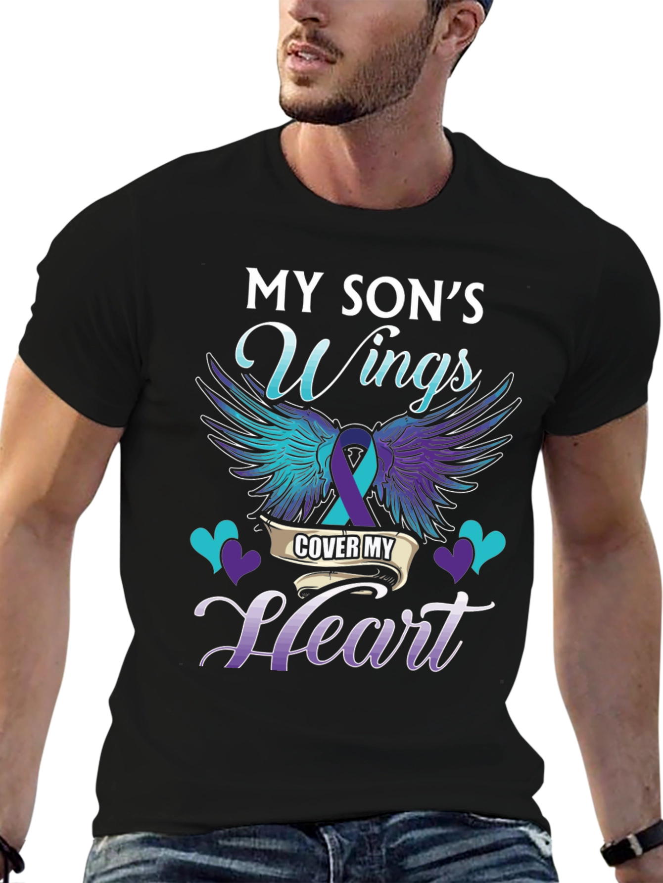 My Sons Wings T-Shirt Suicide Awareness Support