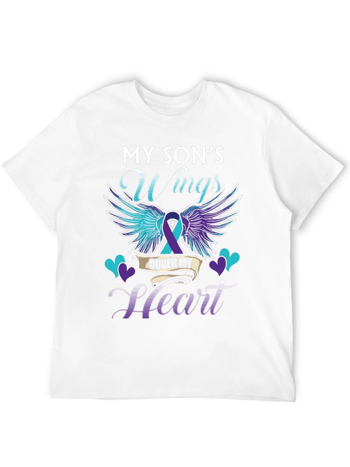 My Sons Wings T-Shirt Suicide Awareness Support