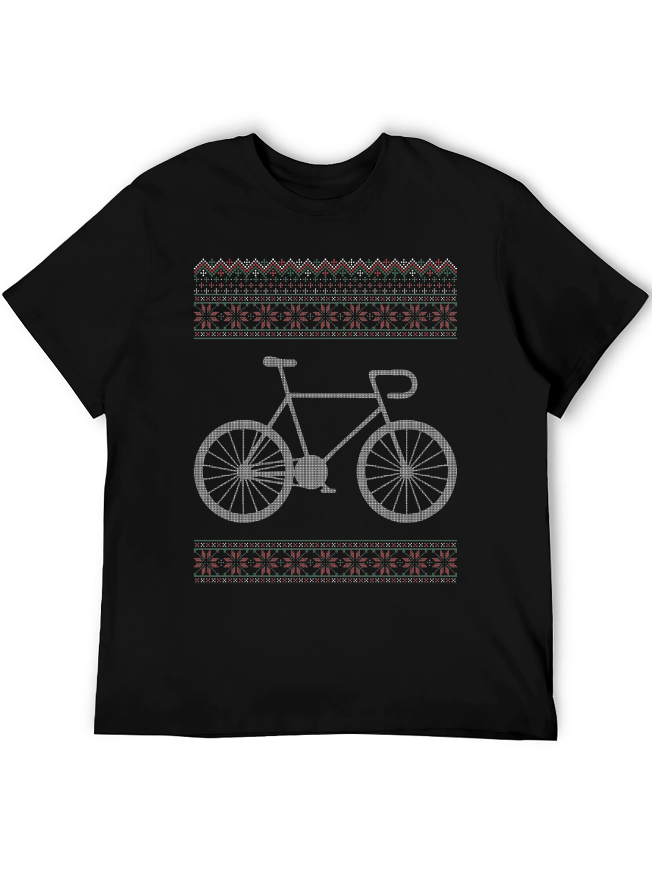 Cycling Christmas Sweater T-Shirt