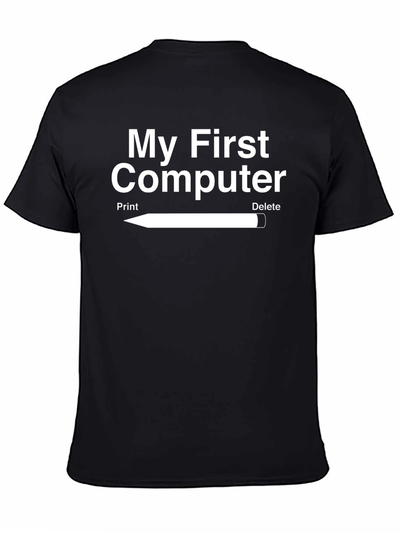 My First Computer T-Shirt Funny Programmer Gift