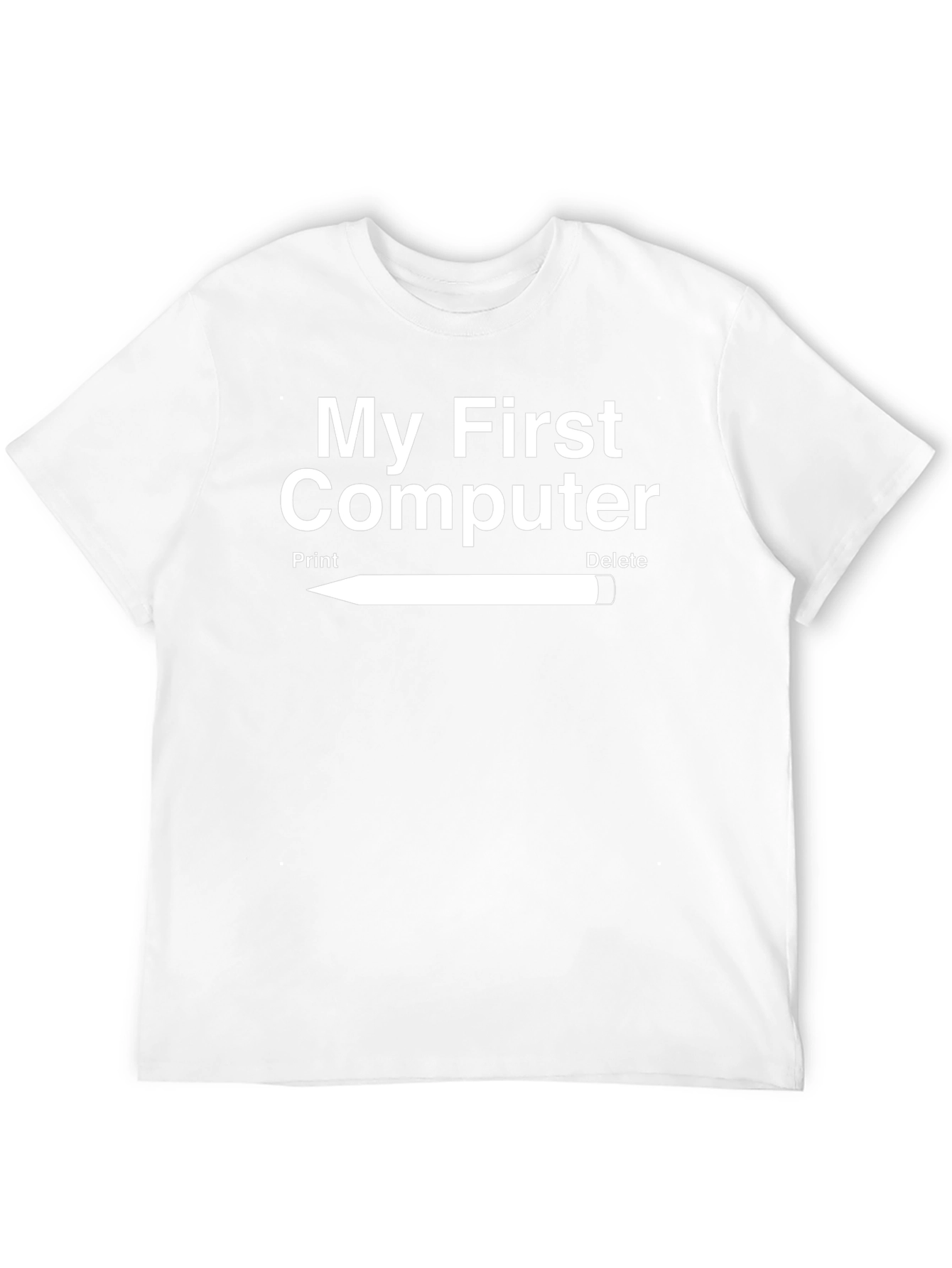 My First Computer T-Shirt Funny Programmer Gift