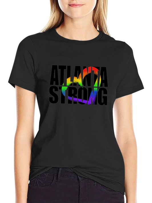 Atlanta Strong Rainbow Heart T-Shirt