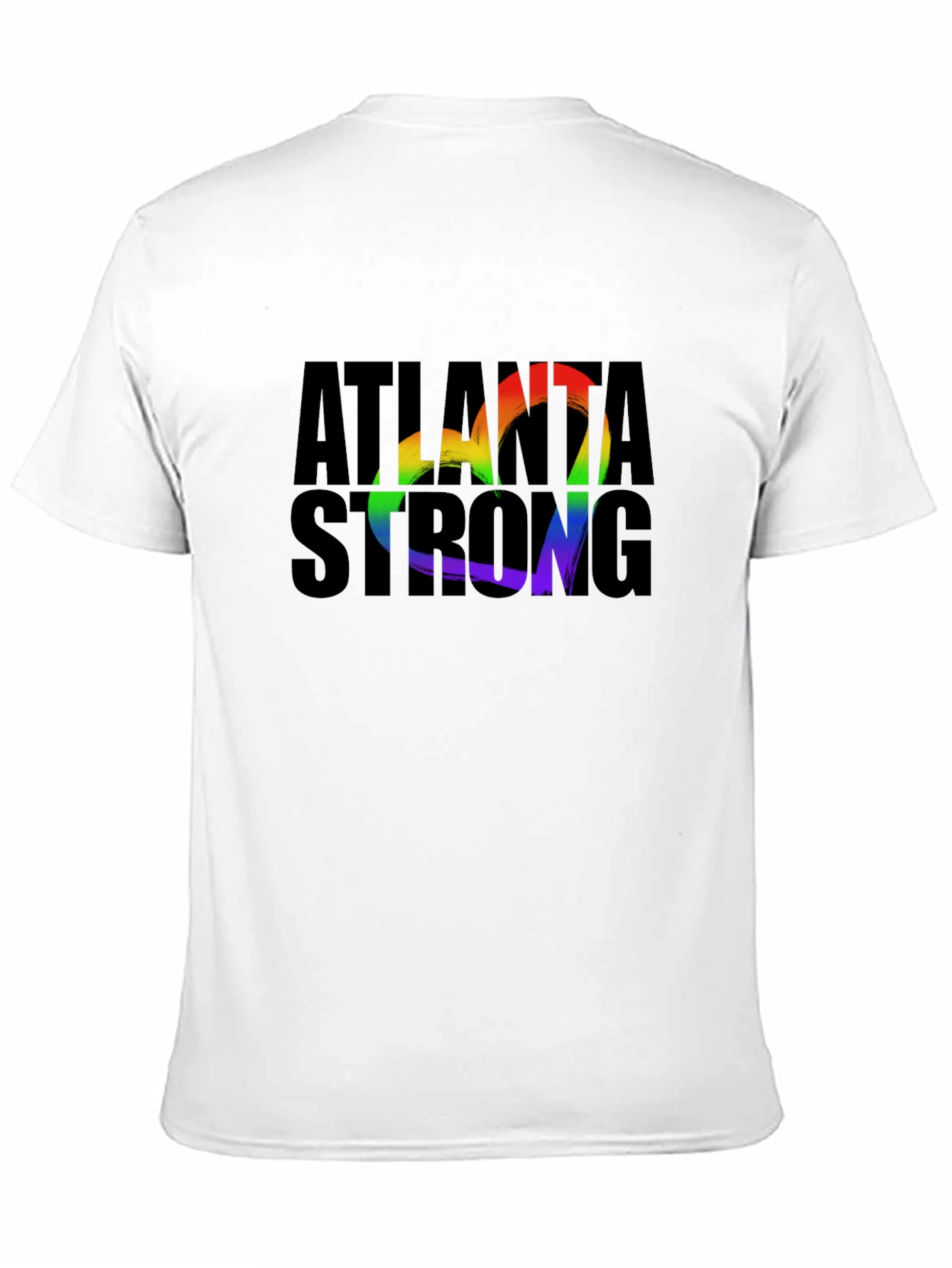 Atlanta Strong Rainbow Heart T-Shirt