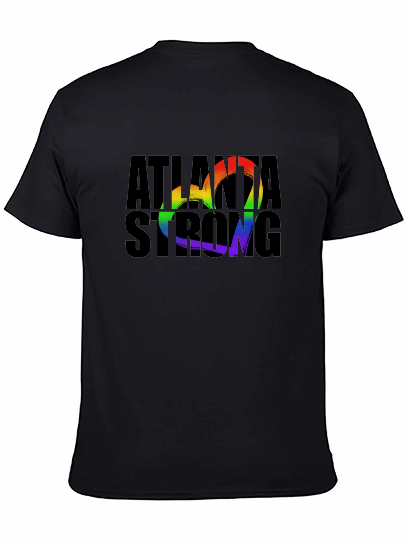 Atlanta Strong Rainbow Heart T-Shirt