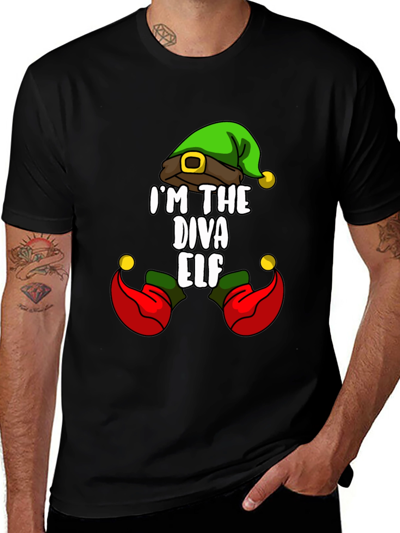 Diva Elf T-Shirt: Holiday Style