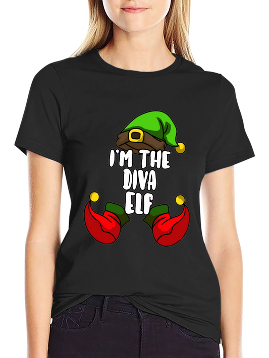 Diva Elf T-Shirt: Holiday Style