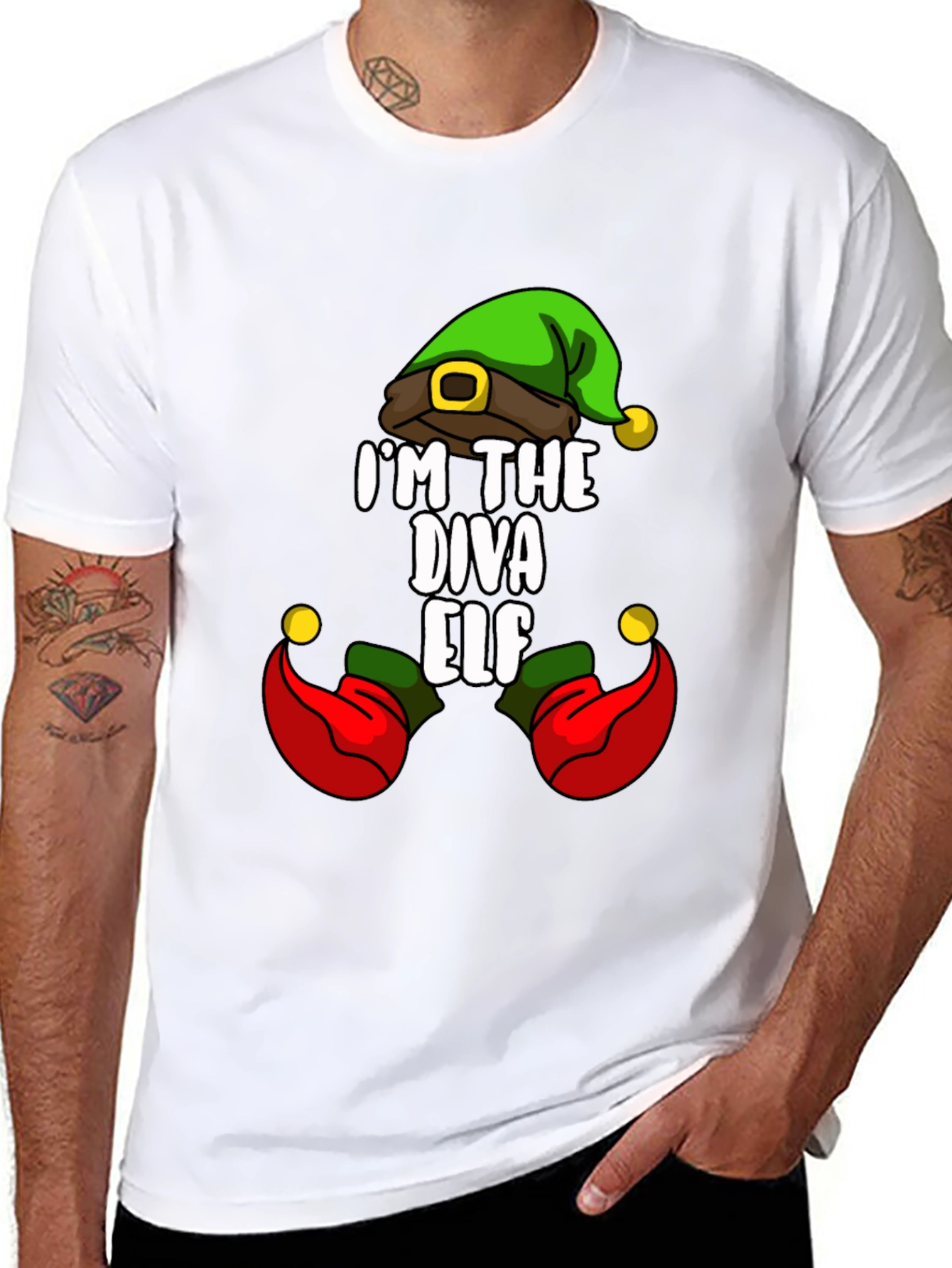 Diva Elf T-Shirt: Holiday Style
