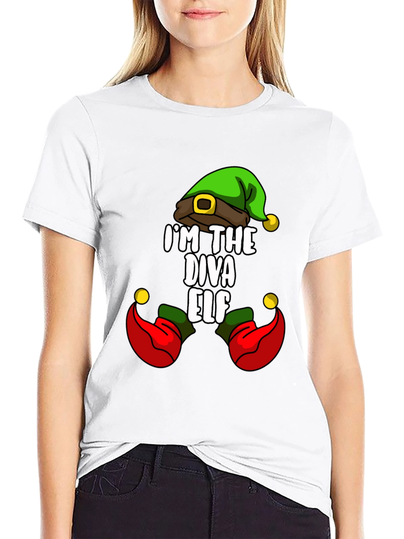 Diva Elf T-Shirt: Holiday Style