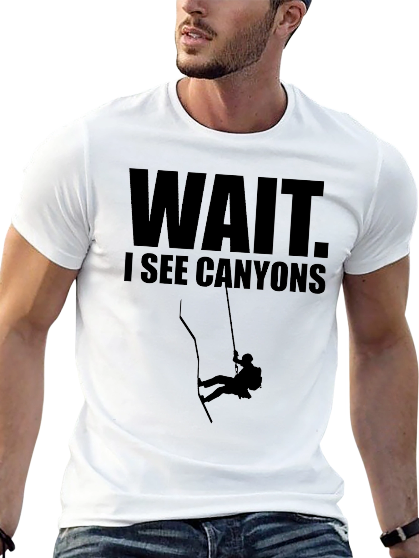 Wait. I See Canyons T-Shirt - Rock Climbing Apparel