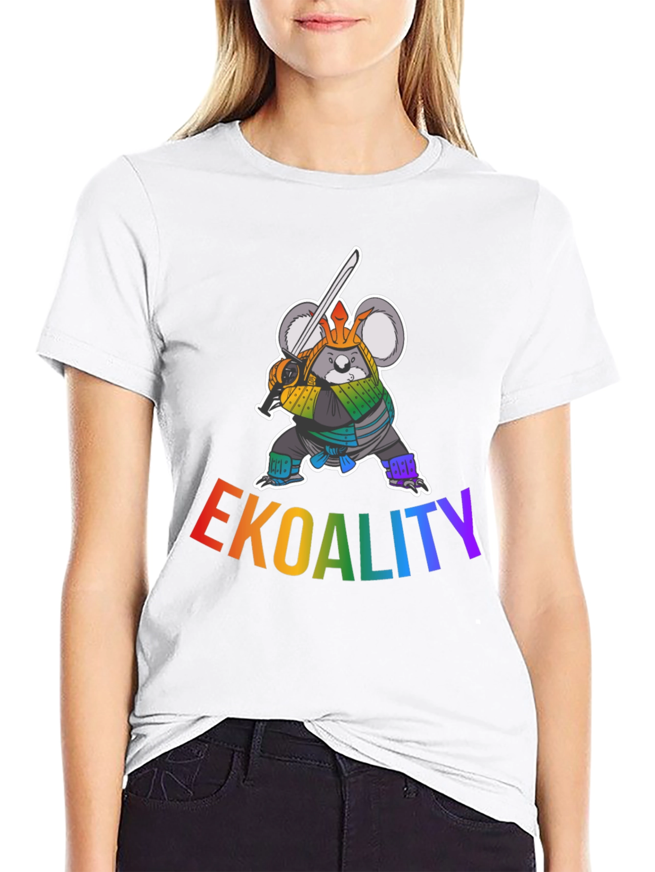 EKOALITY T-Shirt Samurai Koala LGBT Pride