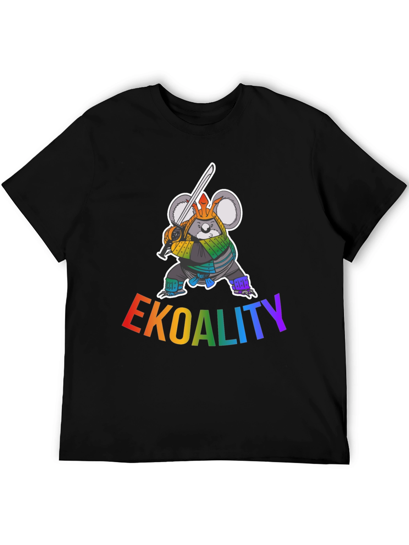 EKOALITY T-Shirt Samurai Koala LGBT Pride