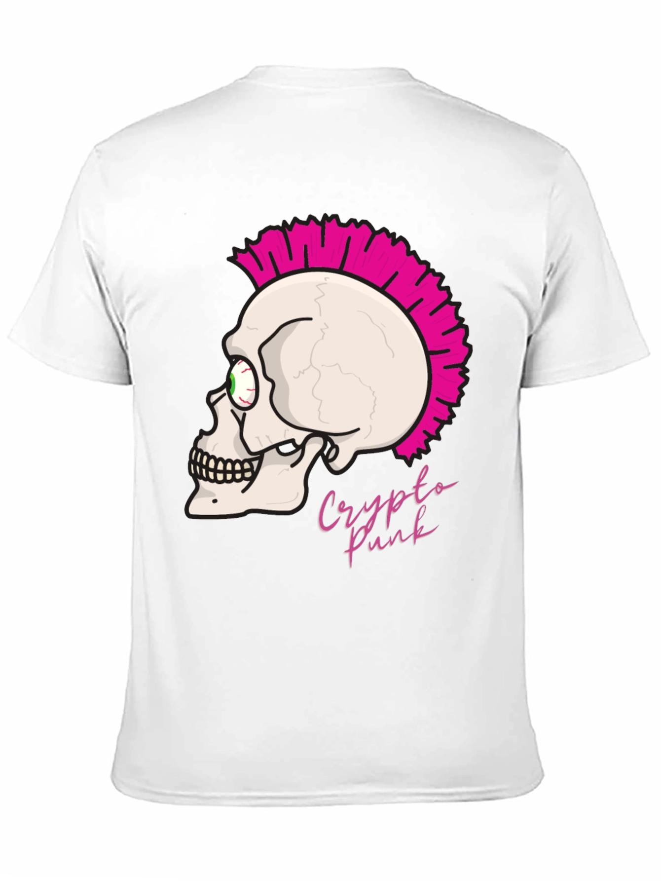 Crypto Punk Skull T-Shirt - Bold Graphic Tee