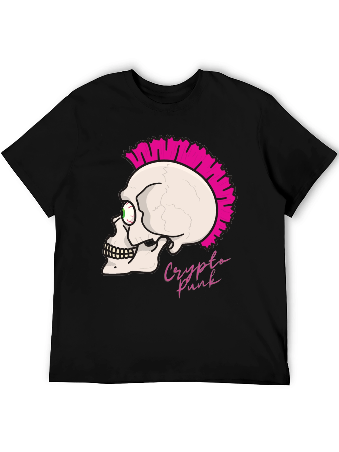Crypto Punk Skull T-Shirt - Bold Graphic Tee