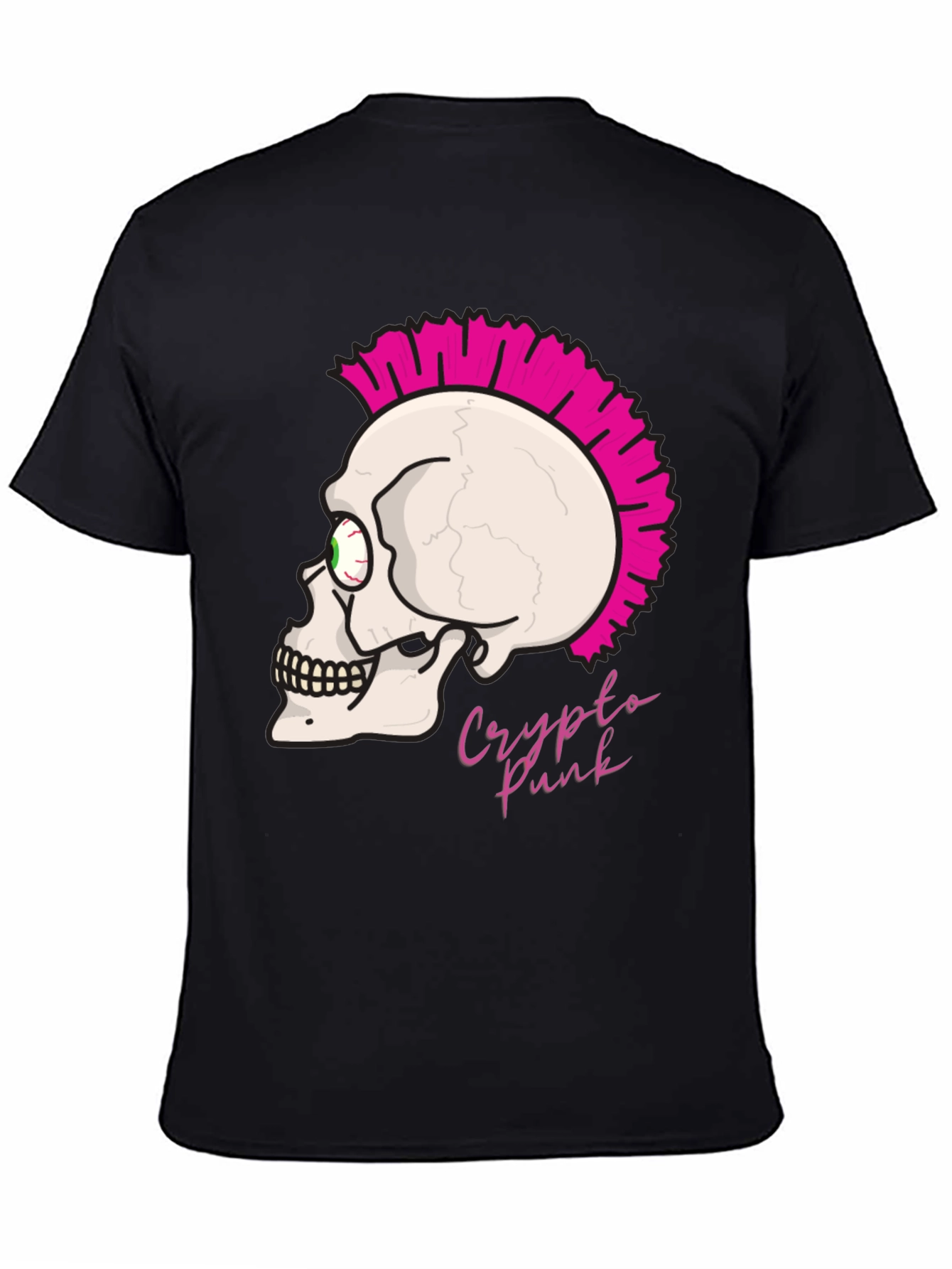 Crypto Punk Skull T-Shirt - Bold Graphic Tee