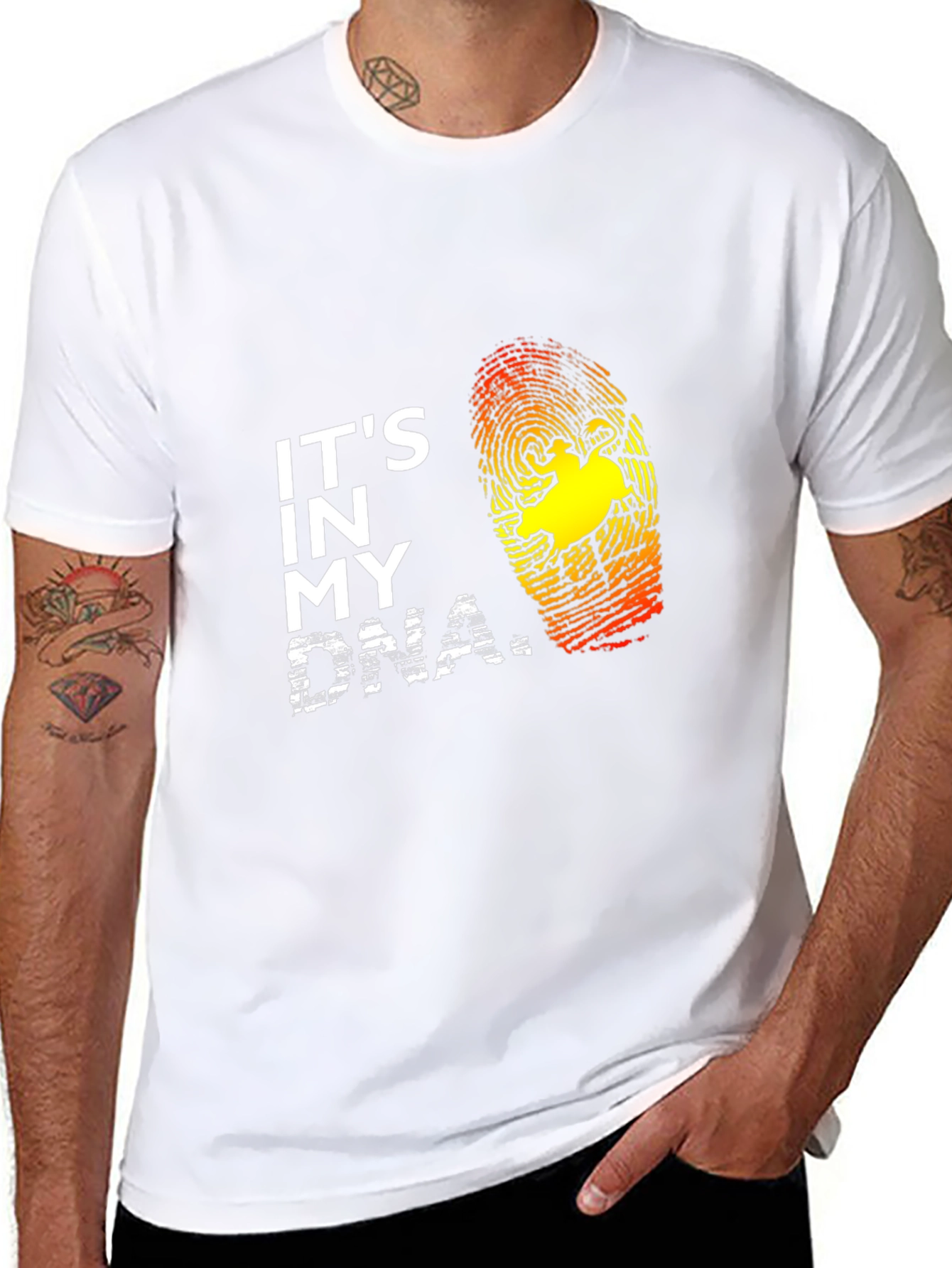 Its In My DNA Rodeo Bull Riding T-Shirt