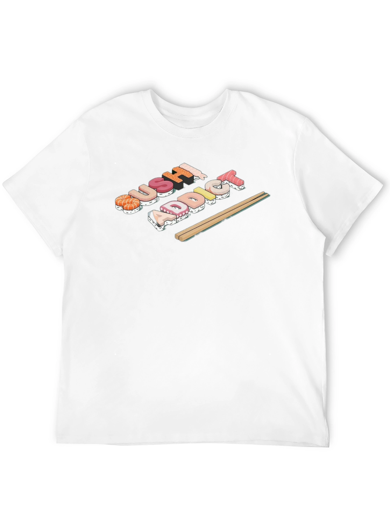 Sushi Addict Black T-Shirt