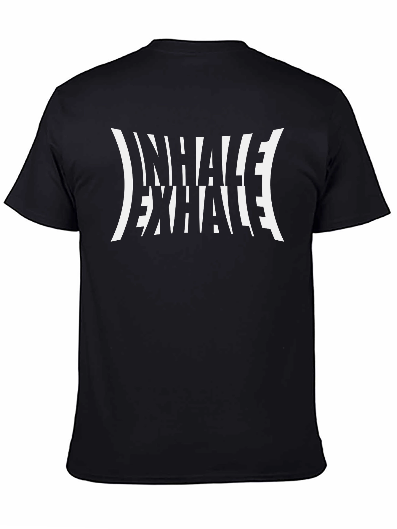 Inhale Exhale Graphic Tee - Trendy Comfort