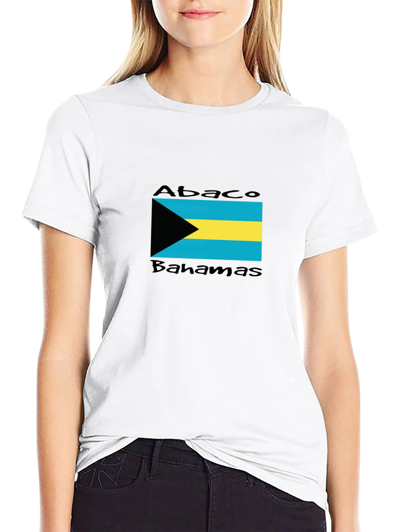 Abaco Bahamas Flag Graphic T-Shirt