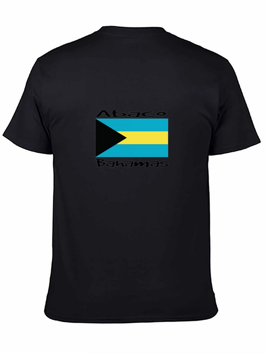 Abaco Bahamas Flag Graphic T-Shirt