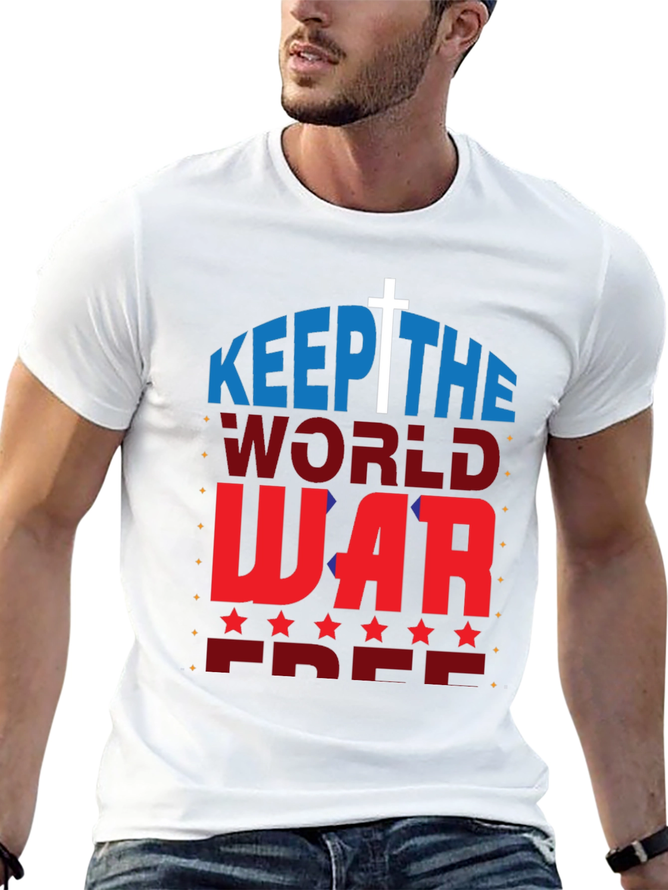 Keep The World War Free Patriotic T-Shirt