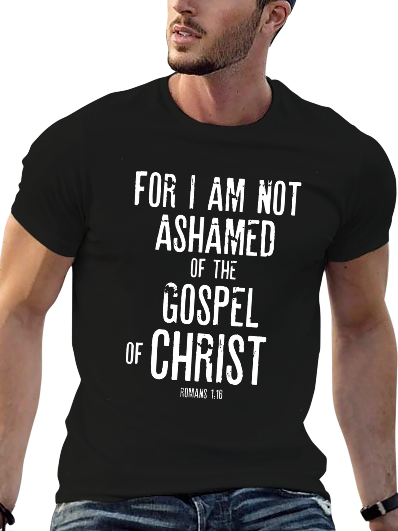 Gospel of Christ Graphic T-Shirt - Romans 1:16