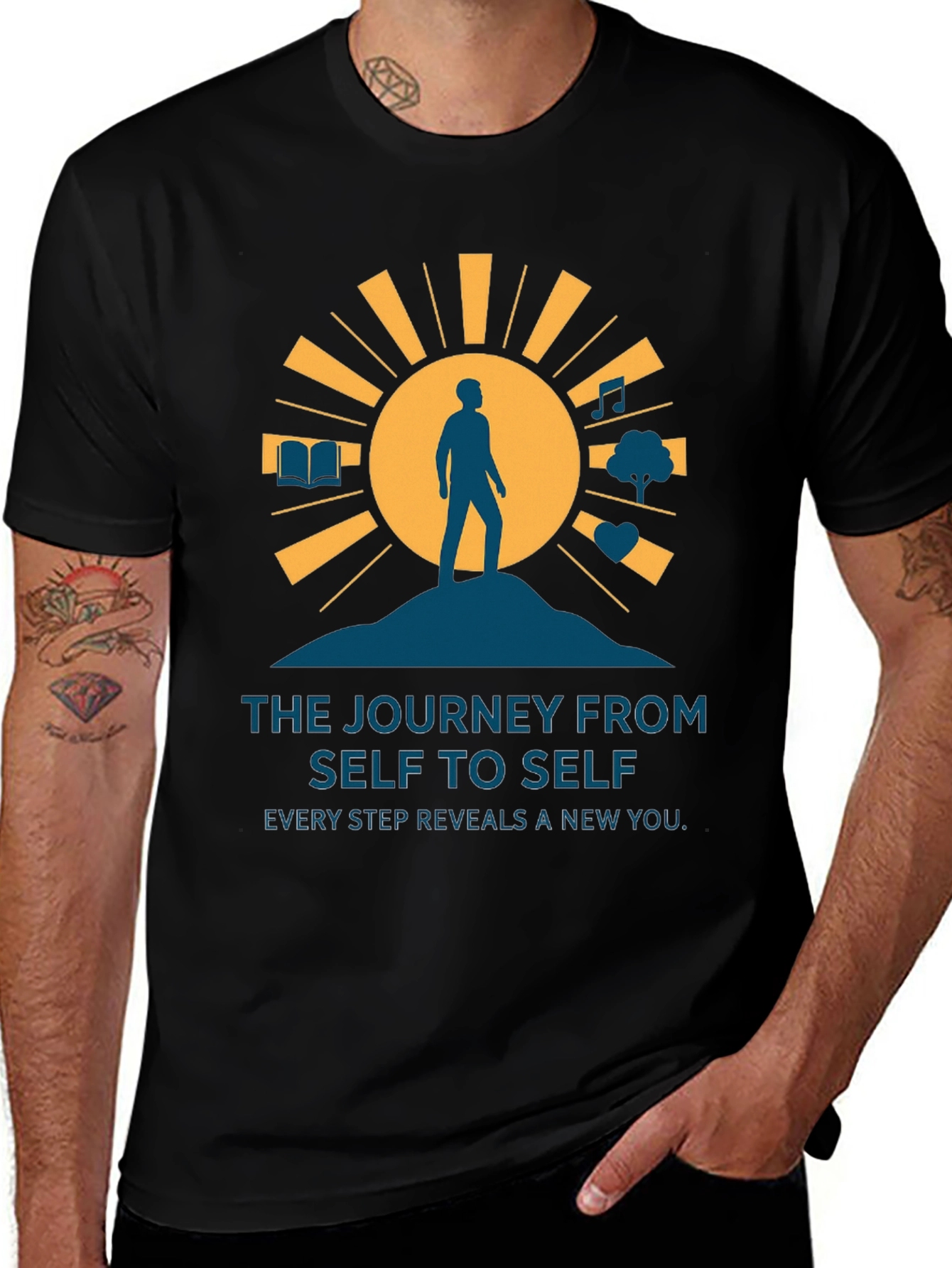 Journey to Self T-Shirt - Inspiring Graphic Tee