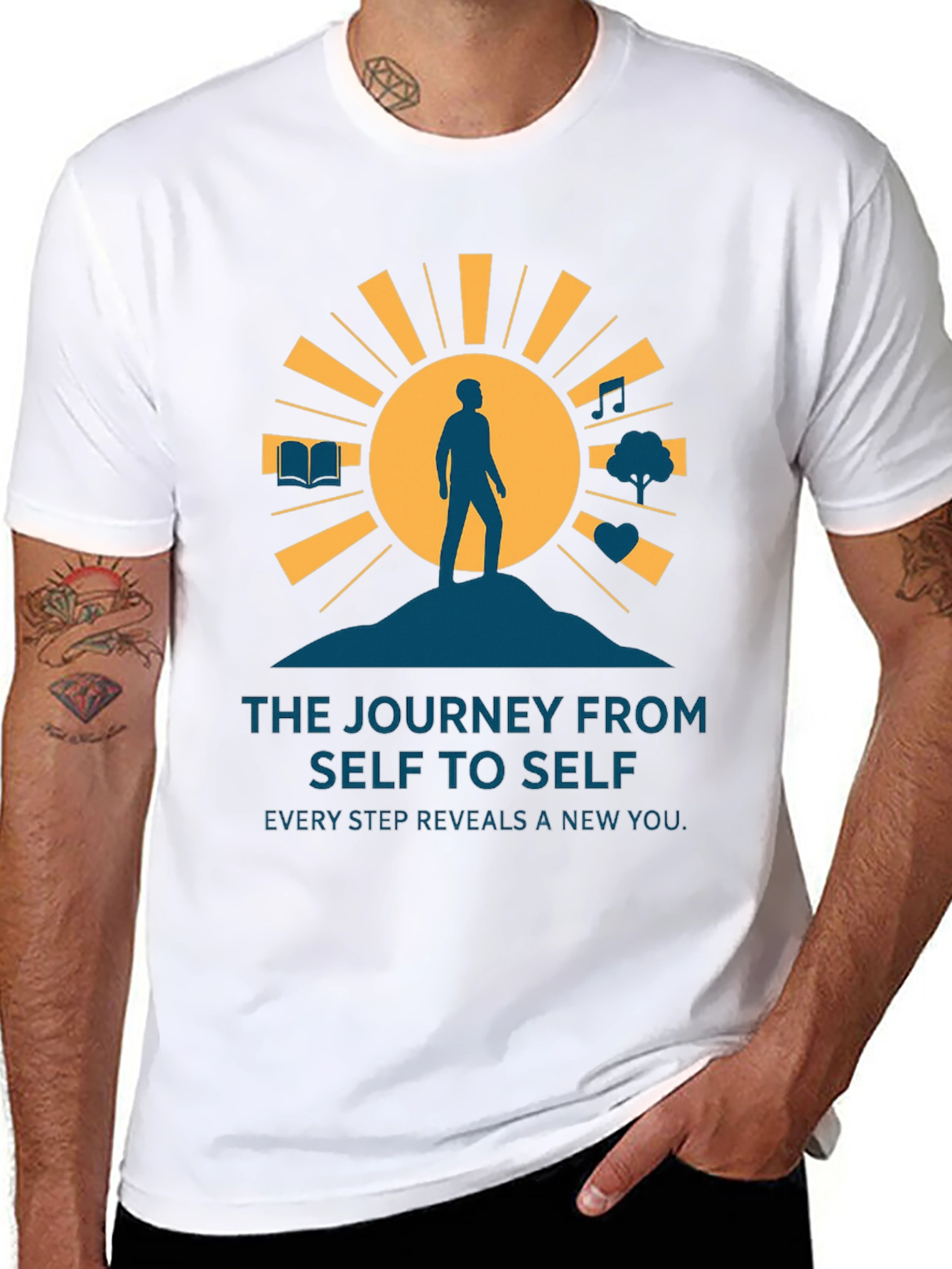 Journey to Self T-Shirt - Inspiring Graphic Tee