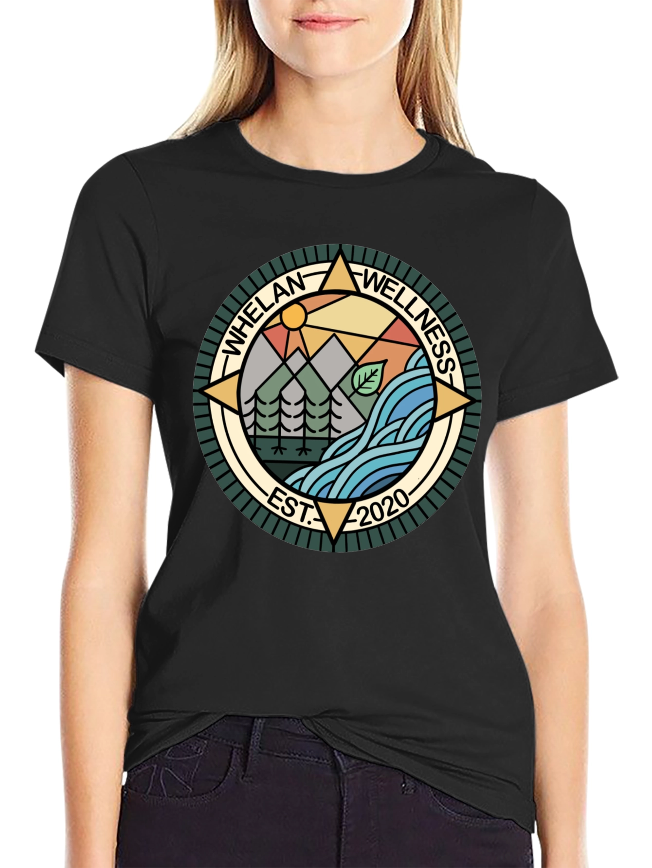 Whelan Wellness T-Shirt - Unisex Black Tee