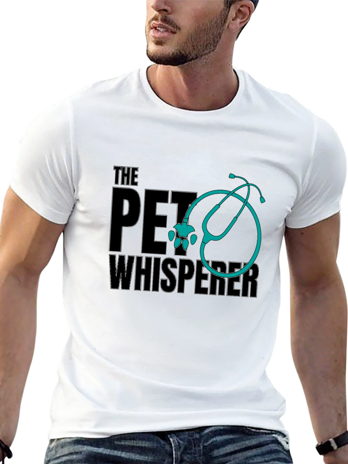 Pet Whisperer T-Shirt Veterinarian Gift Tee