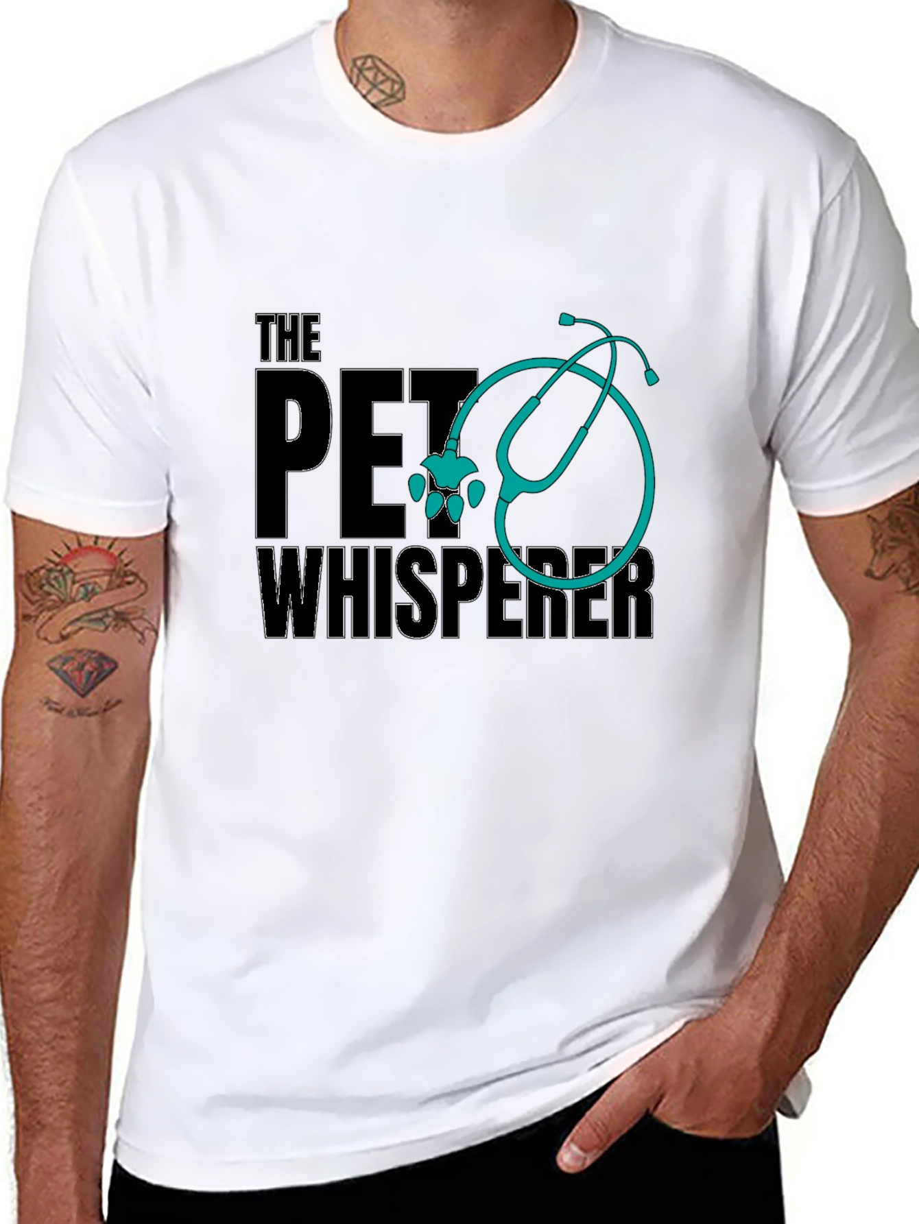 Pet Whisperer T-Shirt Veterinarian Gift Tee