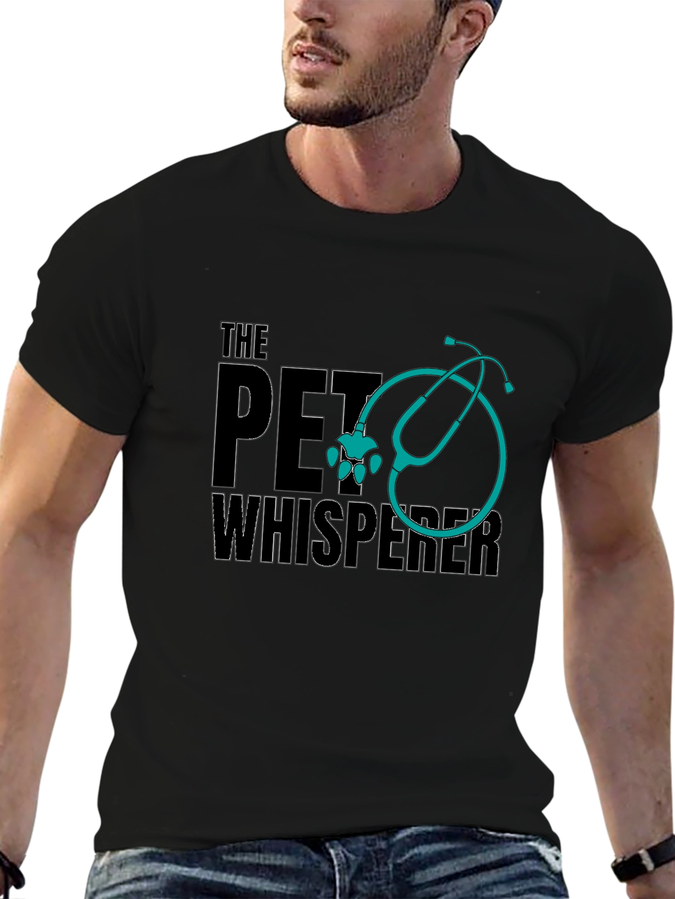 Pet Whisperer T-Shirt Veterinarian Gift Tee