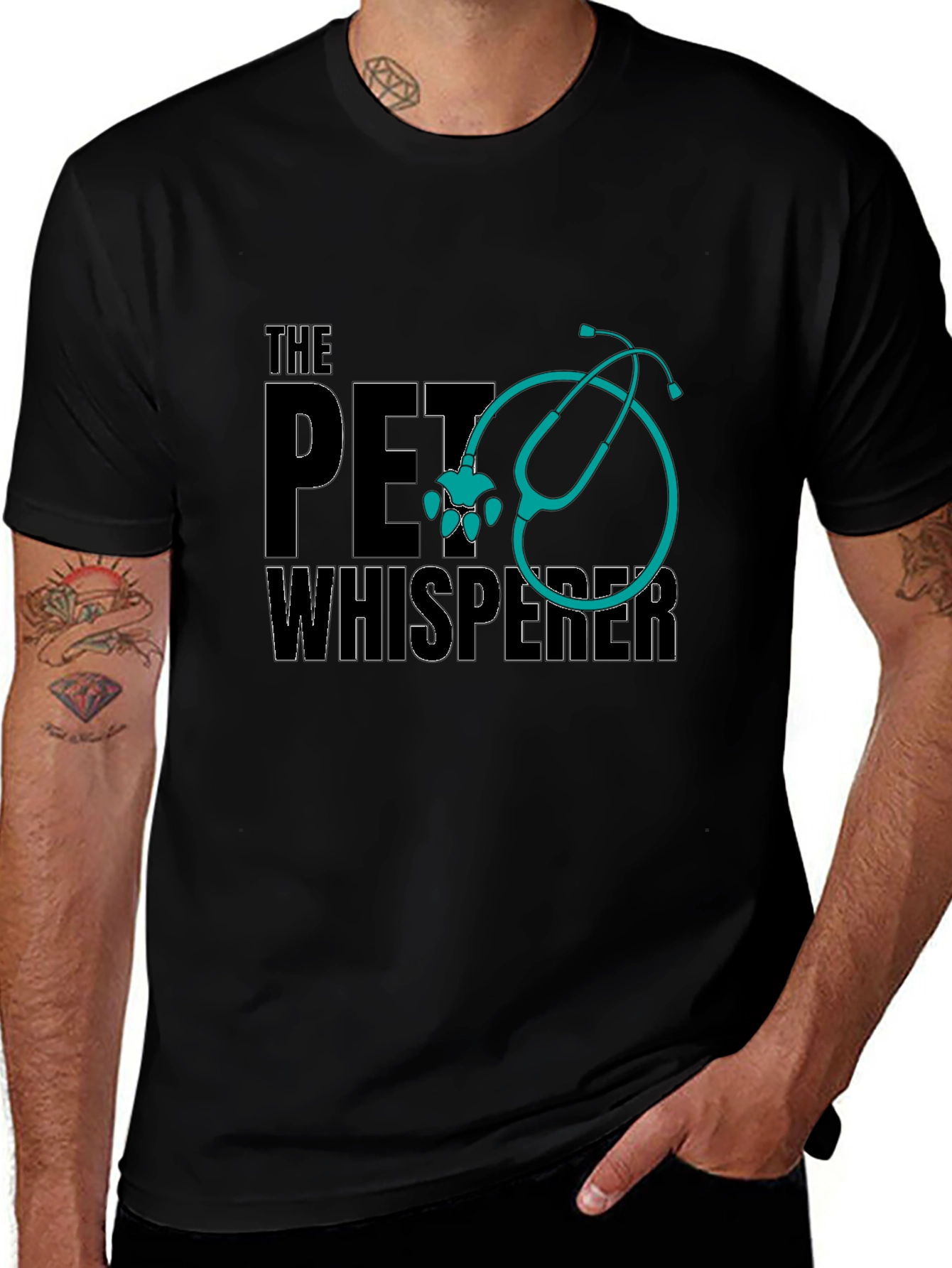 Pet Whisperer T-Shirt Veterinarian Gift Tee