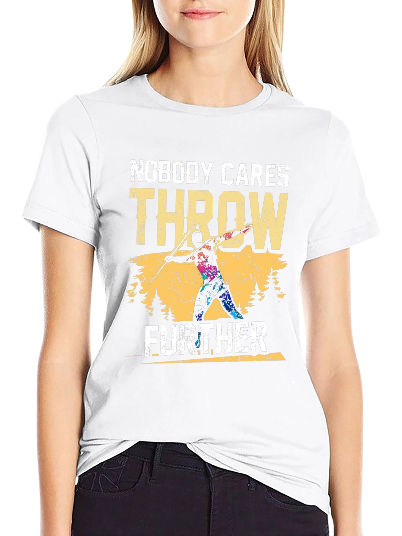 Nobody Cares Throw Further T-Shirt