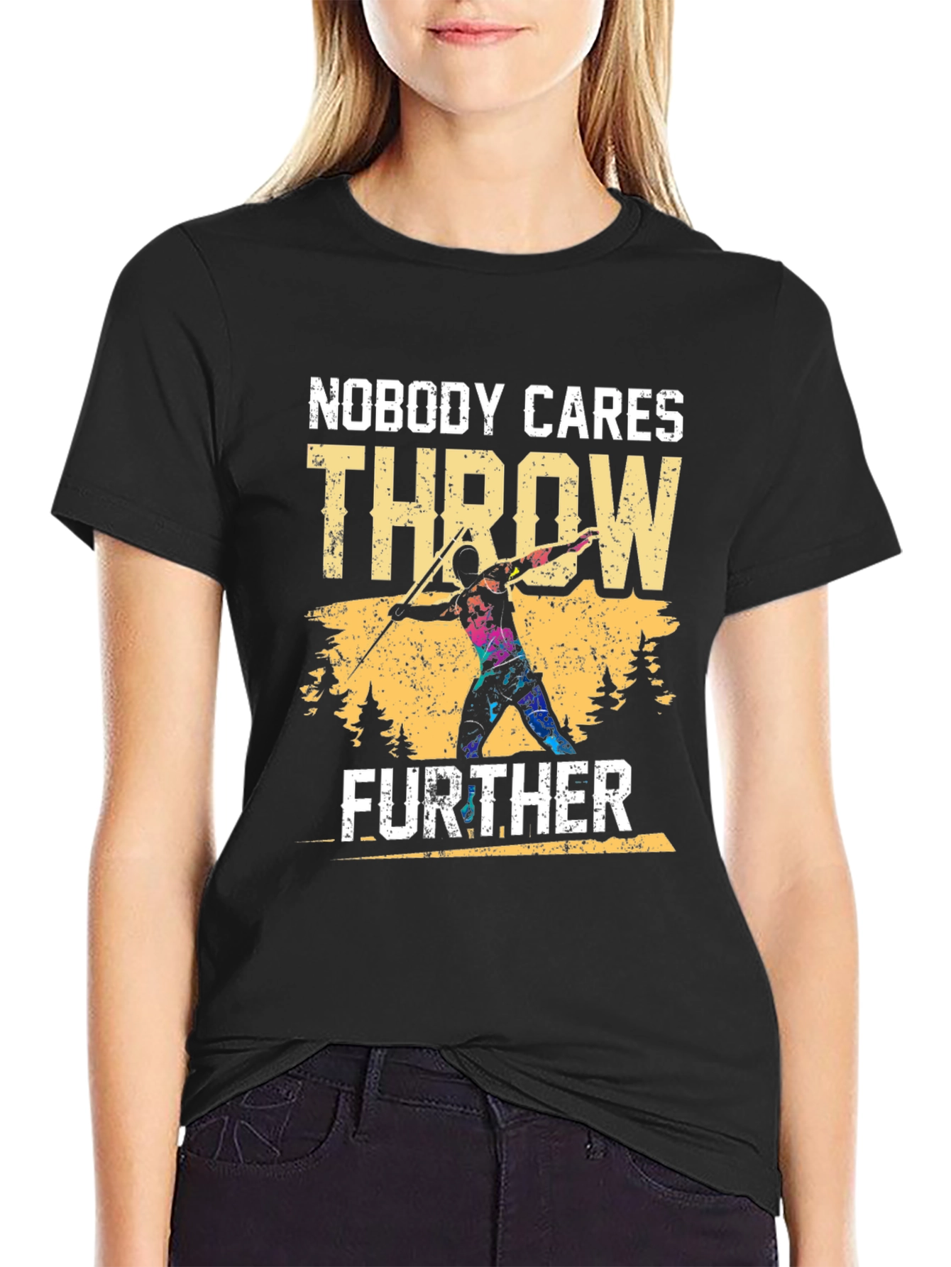 Nobody Cares Throw Further T-Shirt