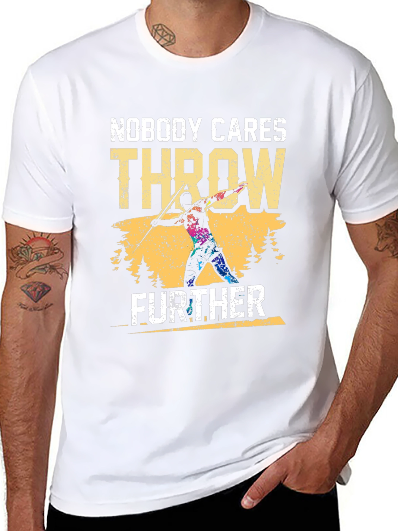 Nobody Cares Throw Further T-Shirt
