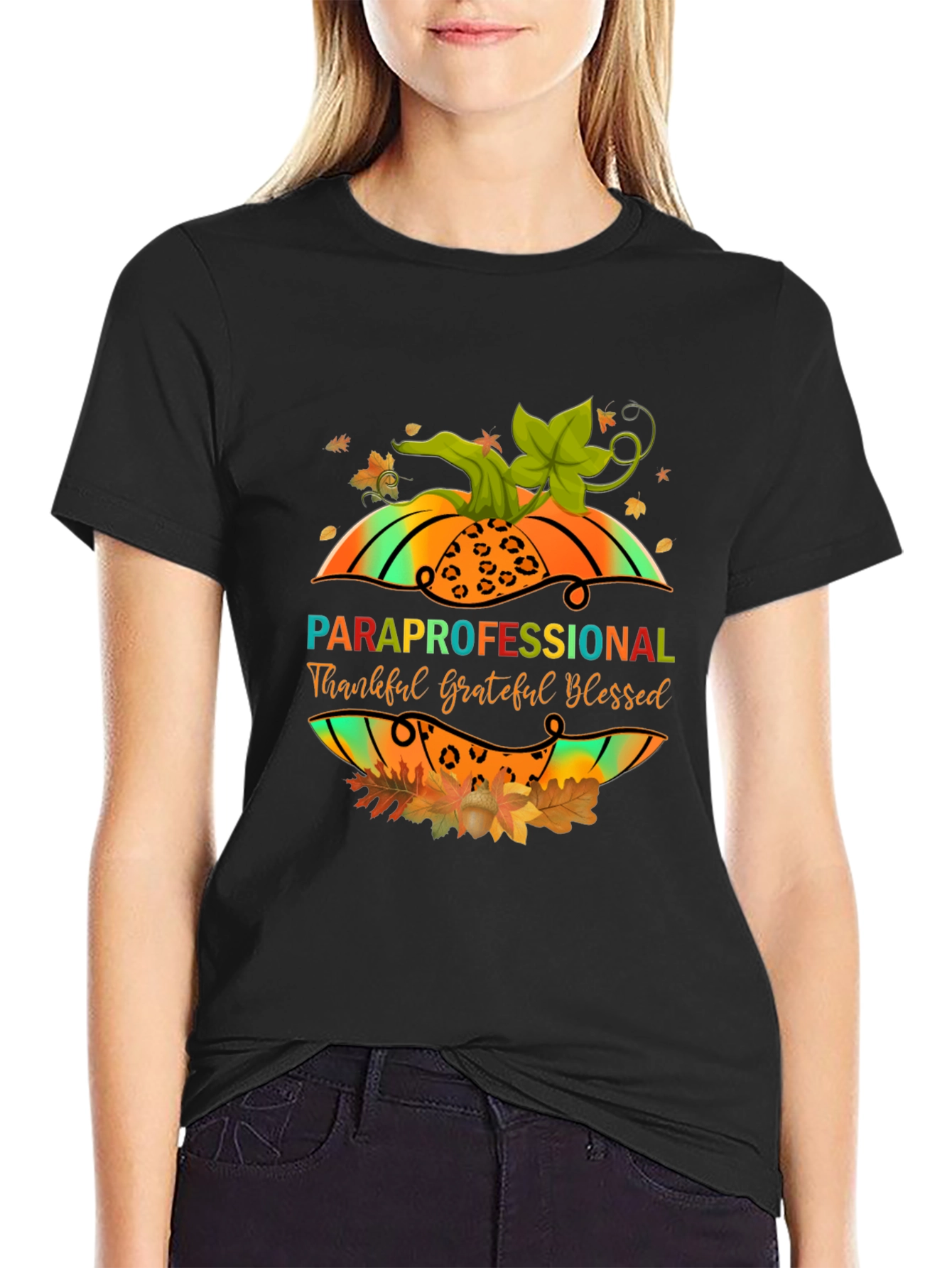 Paraprofessional Fall Pumpkin T-Shirt