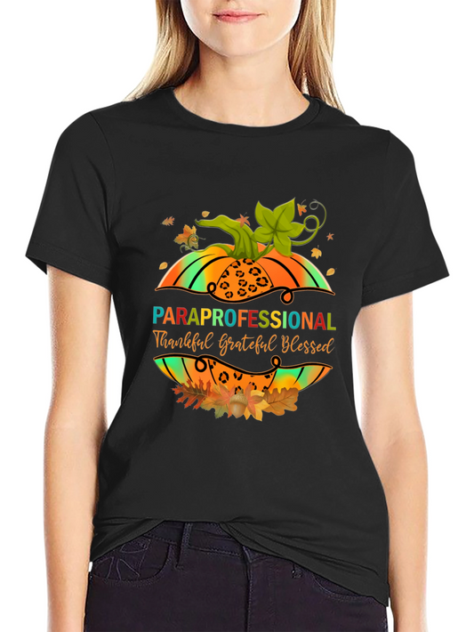 Paraprofessional Fall Pumpkin T-Shirt
