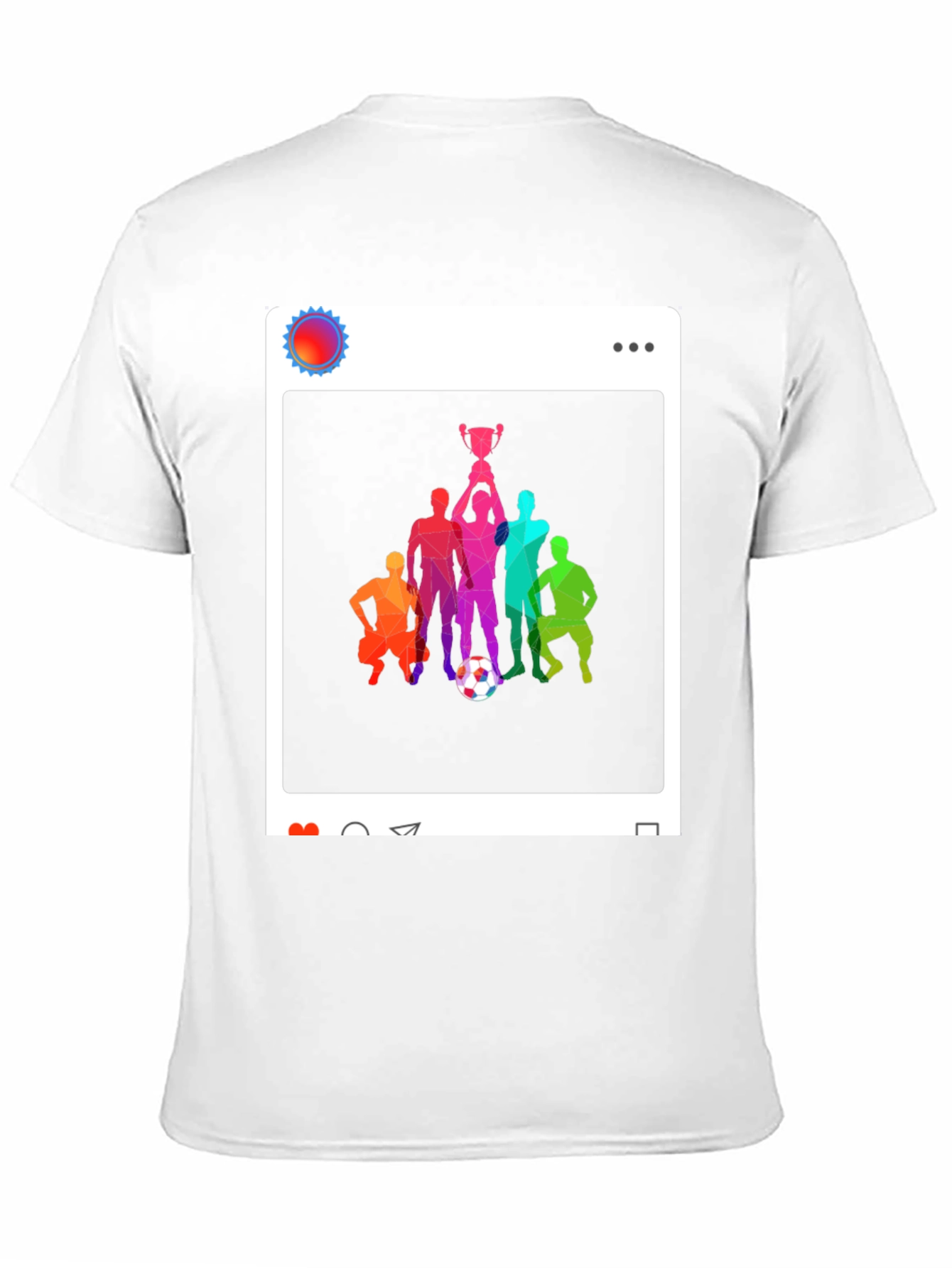 Soccer Team Victory Black T-Shirt