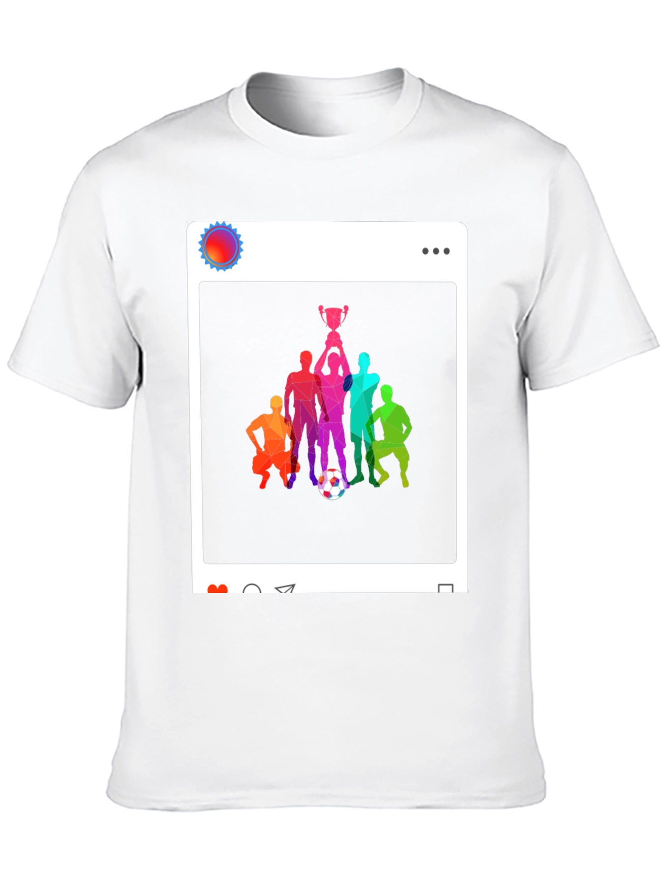 Soccer Team Victory Black T-Shirt