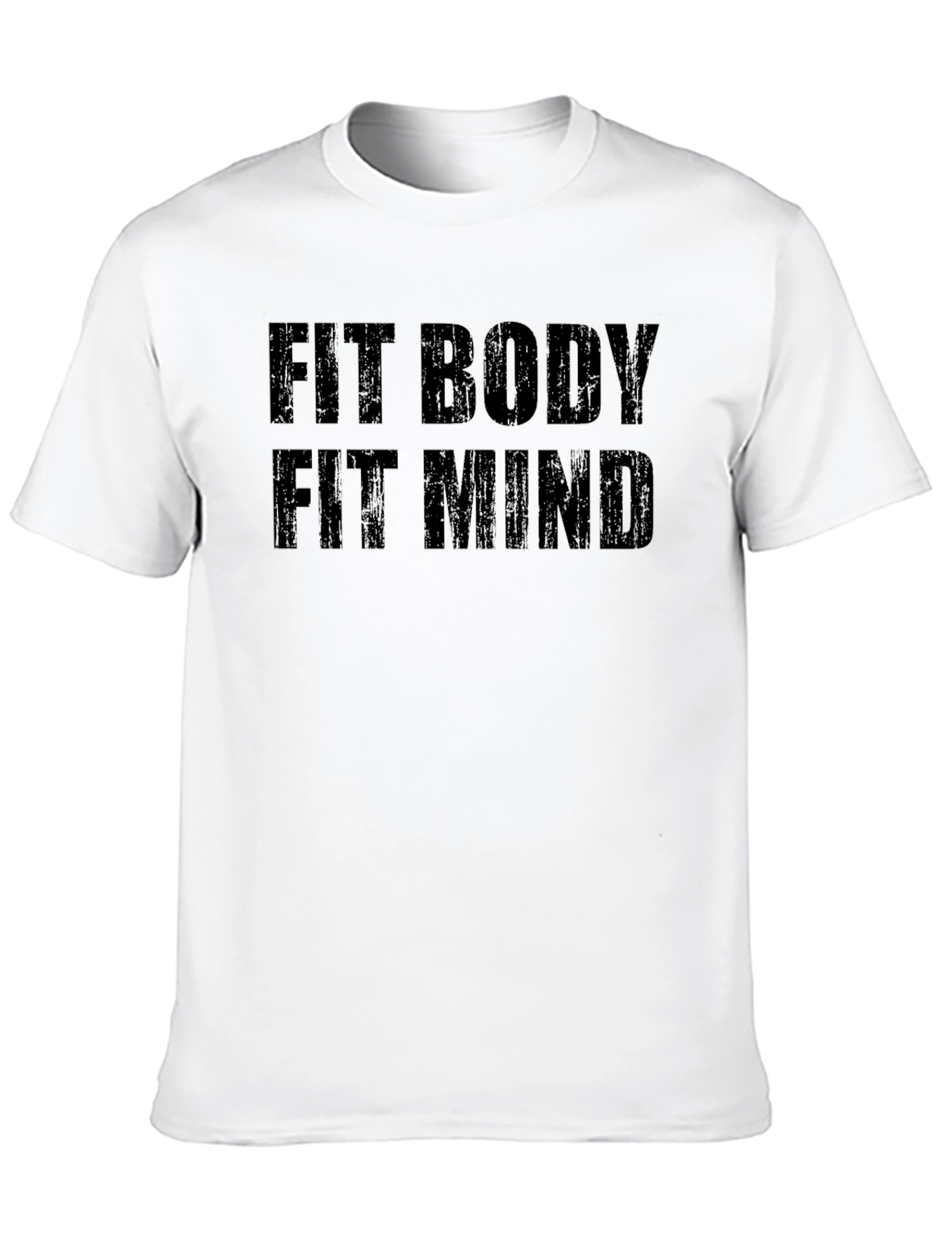 Fit Body Fit Mind Black T-Shirt