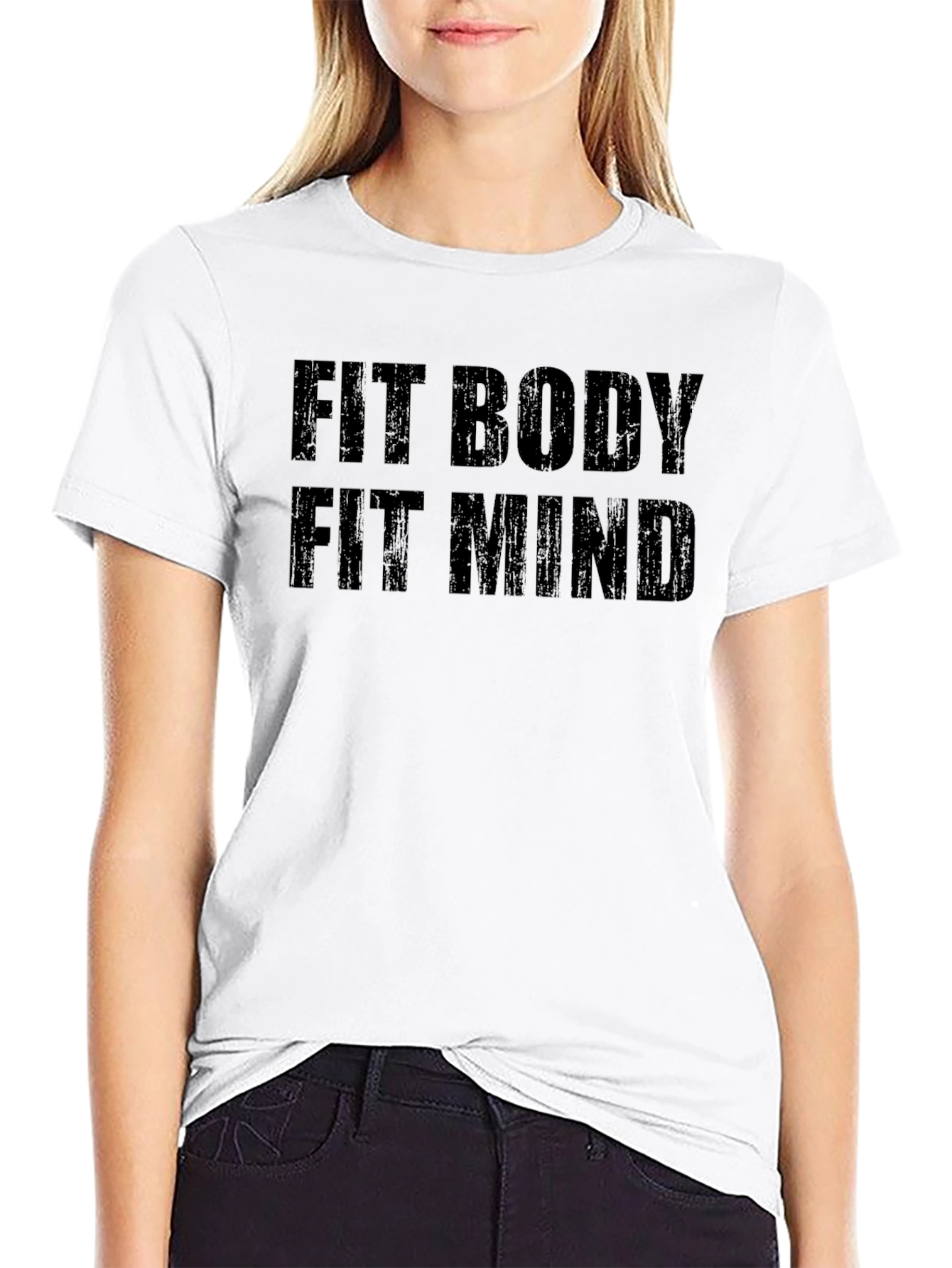 Fit Body Fit Mind Black T-Shirt