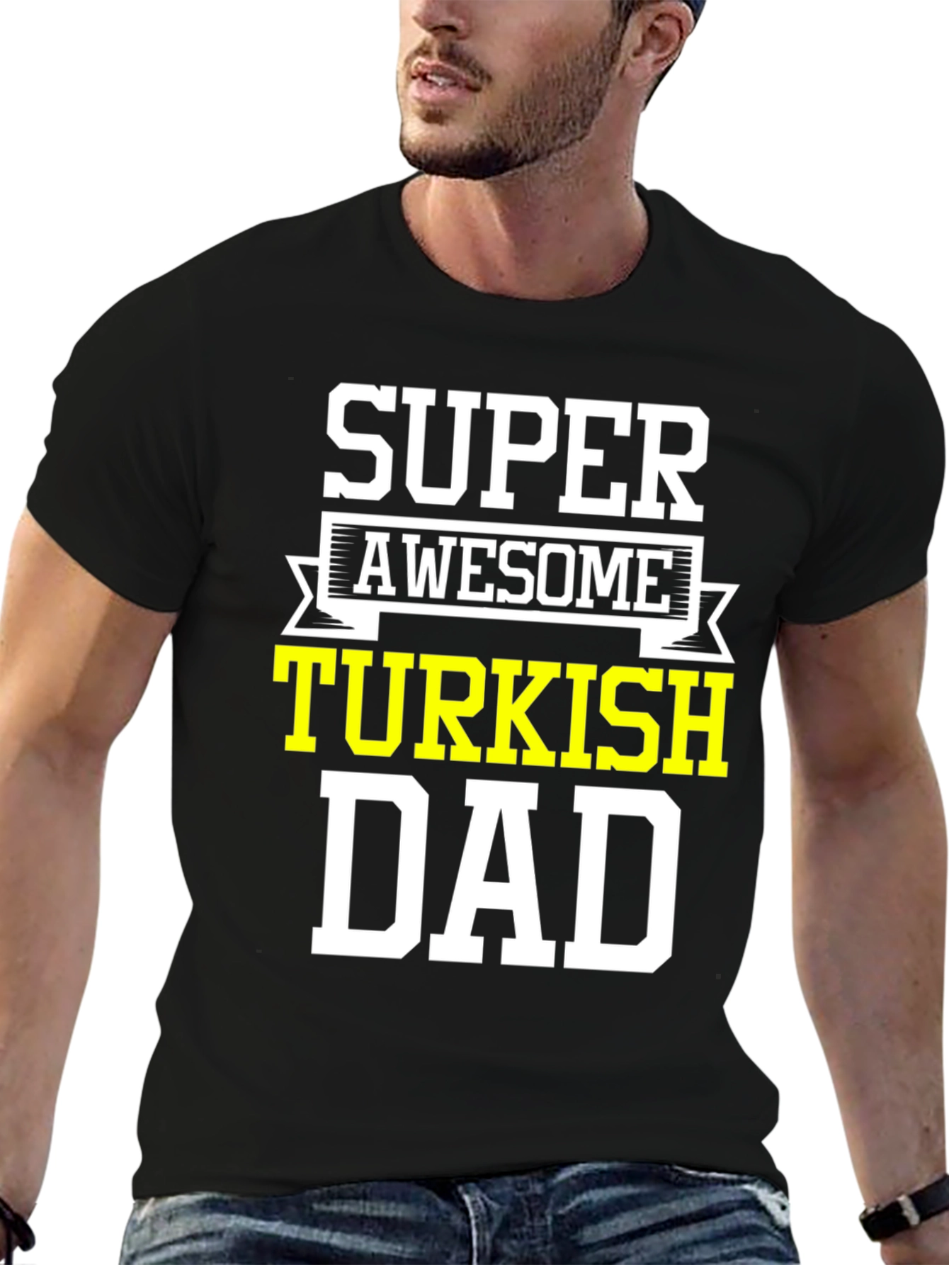 Super Awesome Turkish Dad T-Shirt