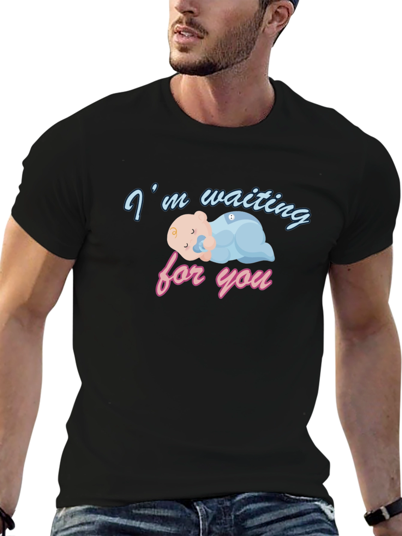 Im Waiting For You Baby T-Shirt